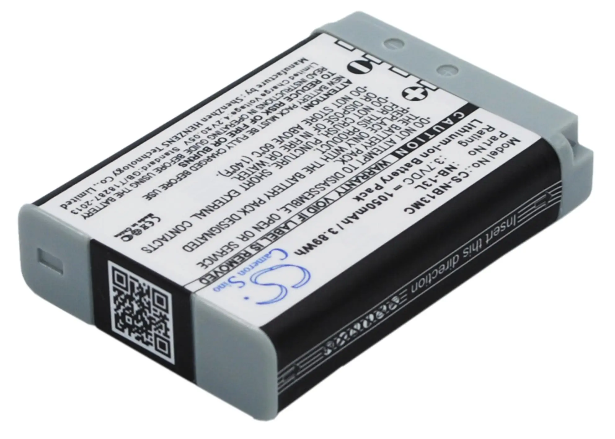 Батерия за фотоапарат / камера CANON NB13MC  NB13L  3,7V 1050 mAh  LiIon Cameron Sino - image 2
