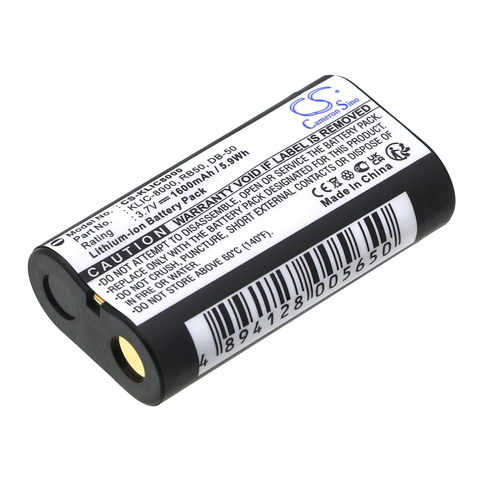 Батерия за фотоапарат KODAK KLIC-8000 LiIon 3.7V 1600mAh Cameron Sino