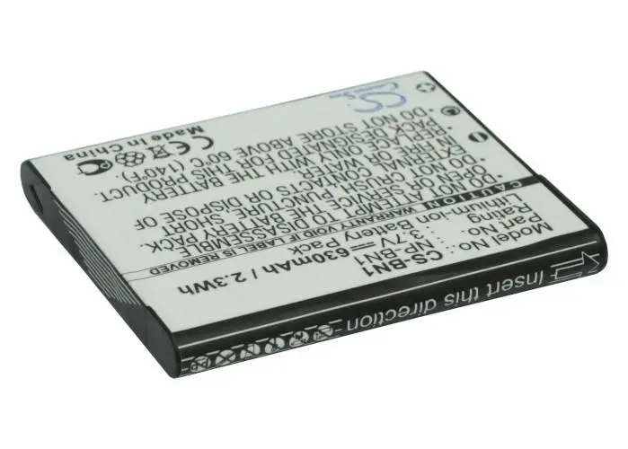 Батерия за фотоапарат SONY  NP BN1  LiIon 3.7V 630mAh Cameron Sino - image 1