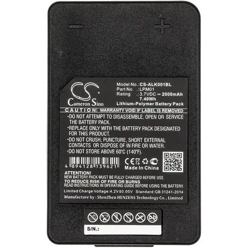 Baterie pentru telecomandă macara Autec LK NEO R0BATT00E13A0 LPM01 LiIon 7,4V 1400mAh Cameron Sino - 1