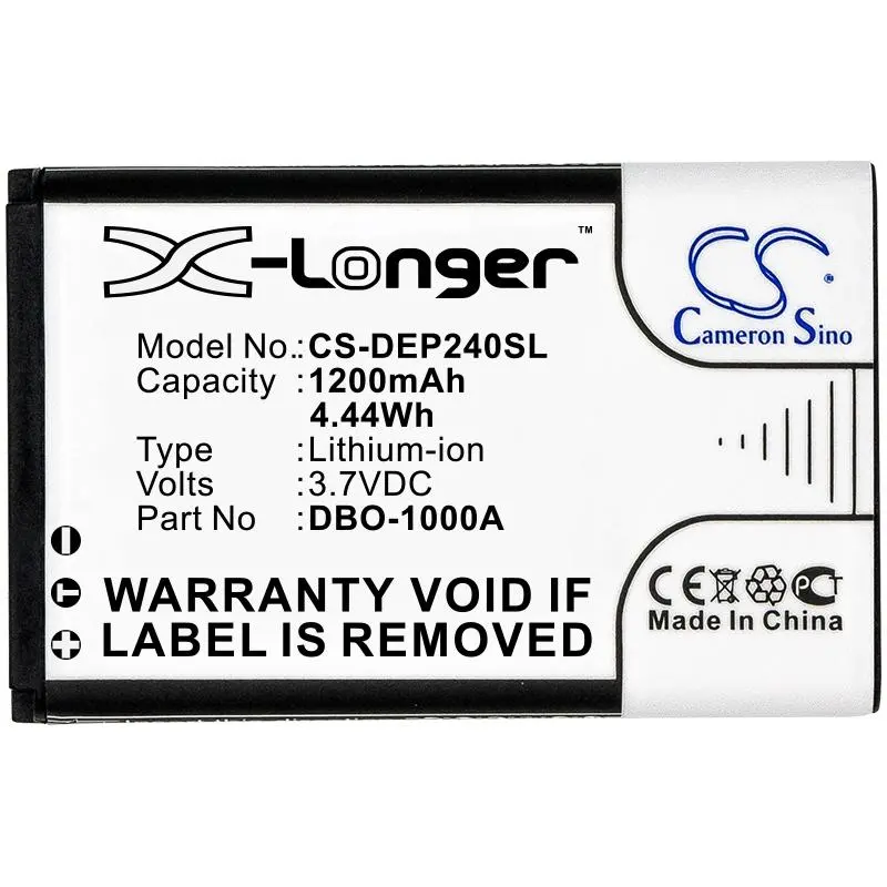 Батерия за мобилен телефон DORO 6821, 6881, 1370, 6060 380147 LiIon 3,7V 1200mAh CAMERON SINO - image 2