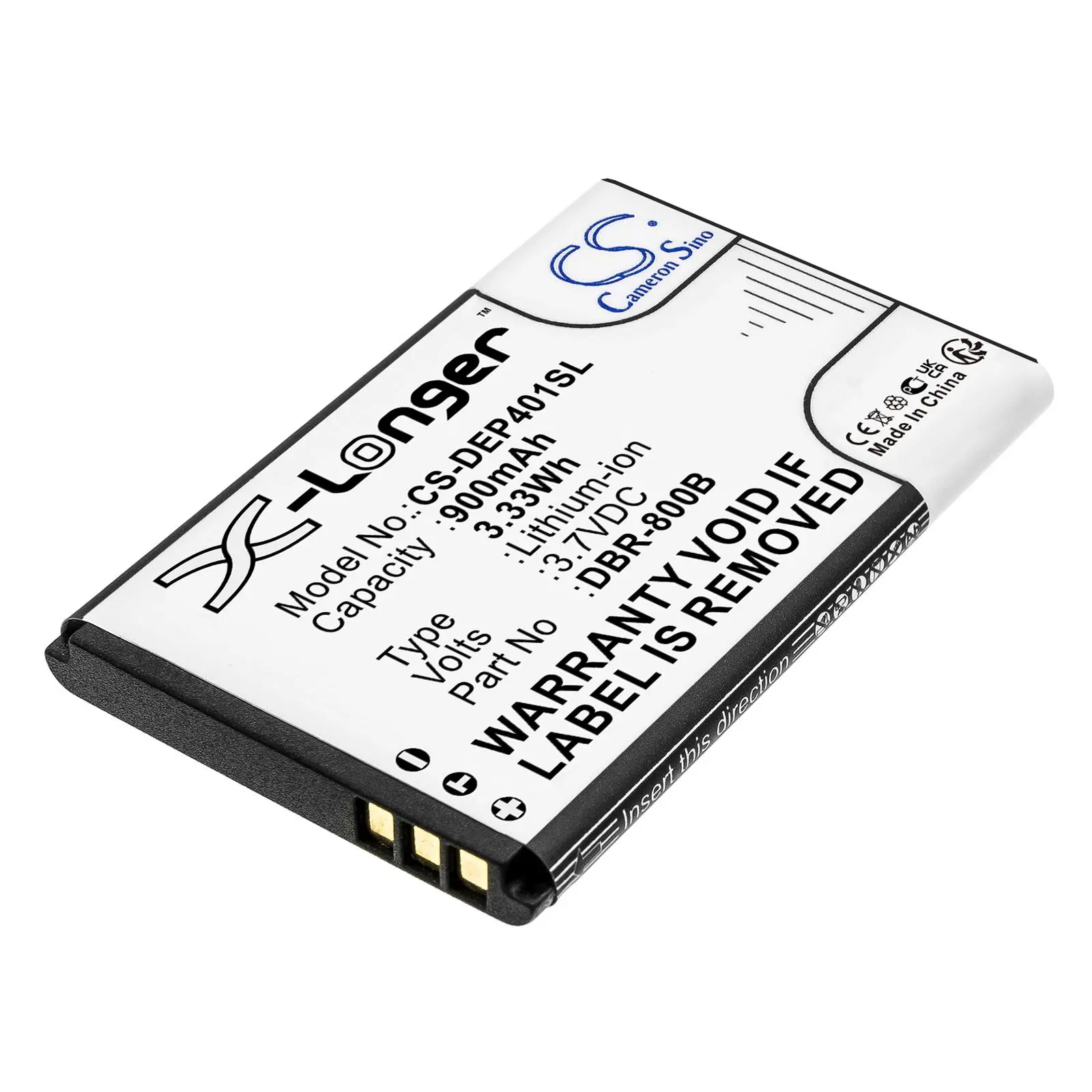 Батерия за мобилен телефон DORO 1350, 1361, 6520, 6530, Primo 805 DBP-800B LiIon 3,7V 900mAh CAMERON SINO