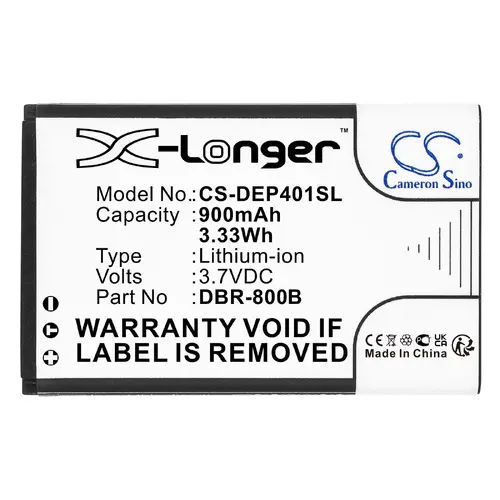 Батерия за мобилен телефон DORO 1350, 1361, 6520, 6530, Primo 805 DBP-800B LiIon 3,7V 900mAh CAMERON SINO - image 3