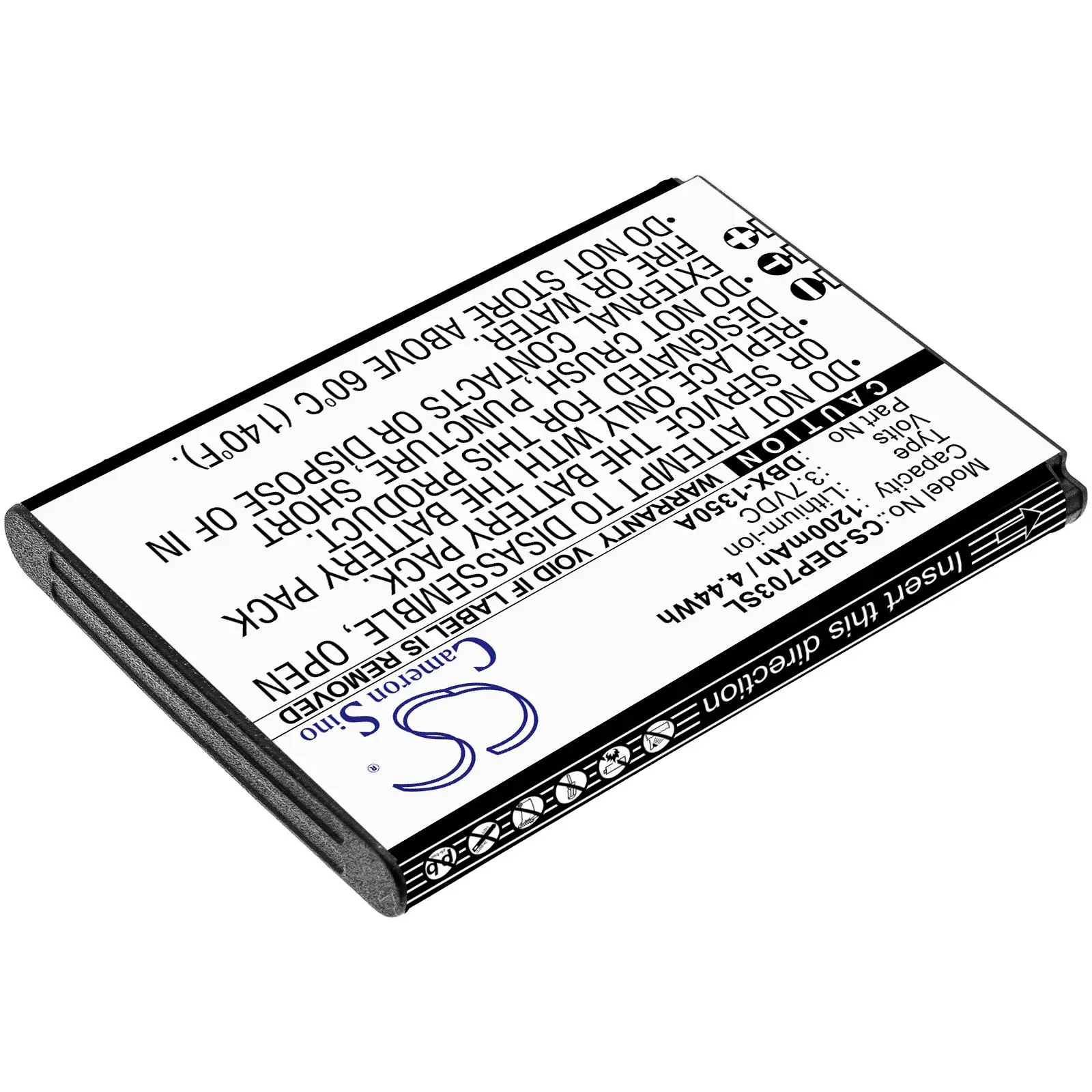 Батерия за мобилен телефон DORO 7030, 7031, 7080, DFC-0270 DBX-1350A LiIon 3,7V 1200mAh CAMERON SINO - image 2
