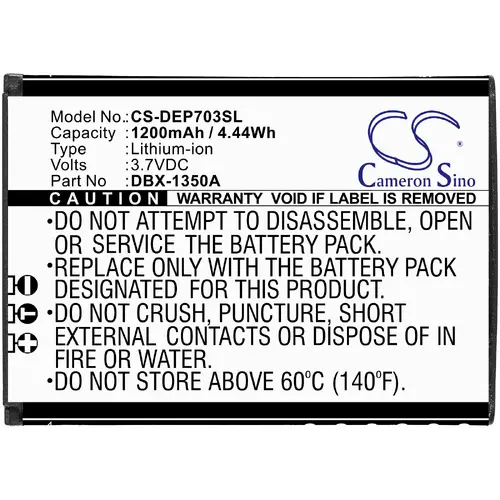 Батерия за мобилен телефон  DORO 7030, 7031, 7080, DFC-0270  DBX-1350A LiIon 3,7V 1200mAh CAMERON SINO - image 3
