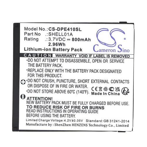 Батерия за мобилен телефон DORO PhoneEasy 409, PhoneEasy 410, PhoneEasy 610  LiIon 3,7V 800mAh CAMERON SINO - image 2