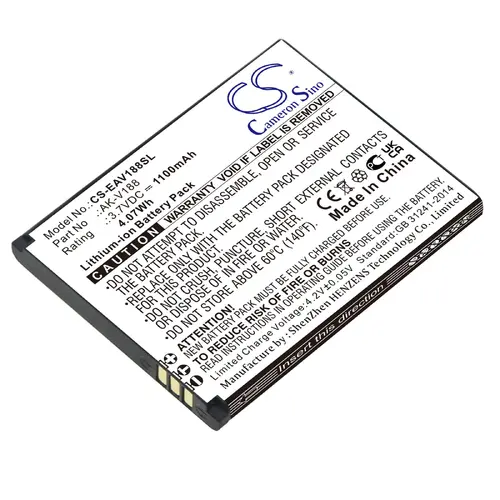Батерия за мобилен телефон EMPORIA Touch Smart, Touch Smart 2, Touchsmart V188  AK-V188   LiIon 3,7V 1100mAh CAMERON SINO
