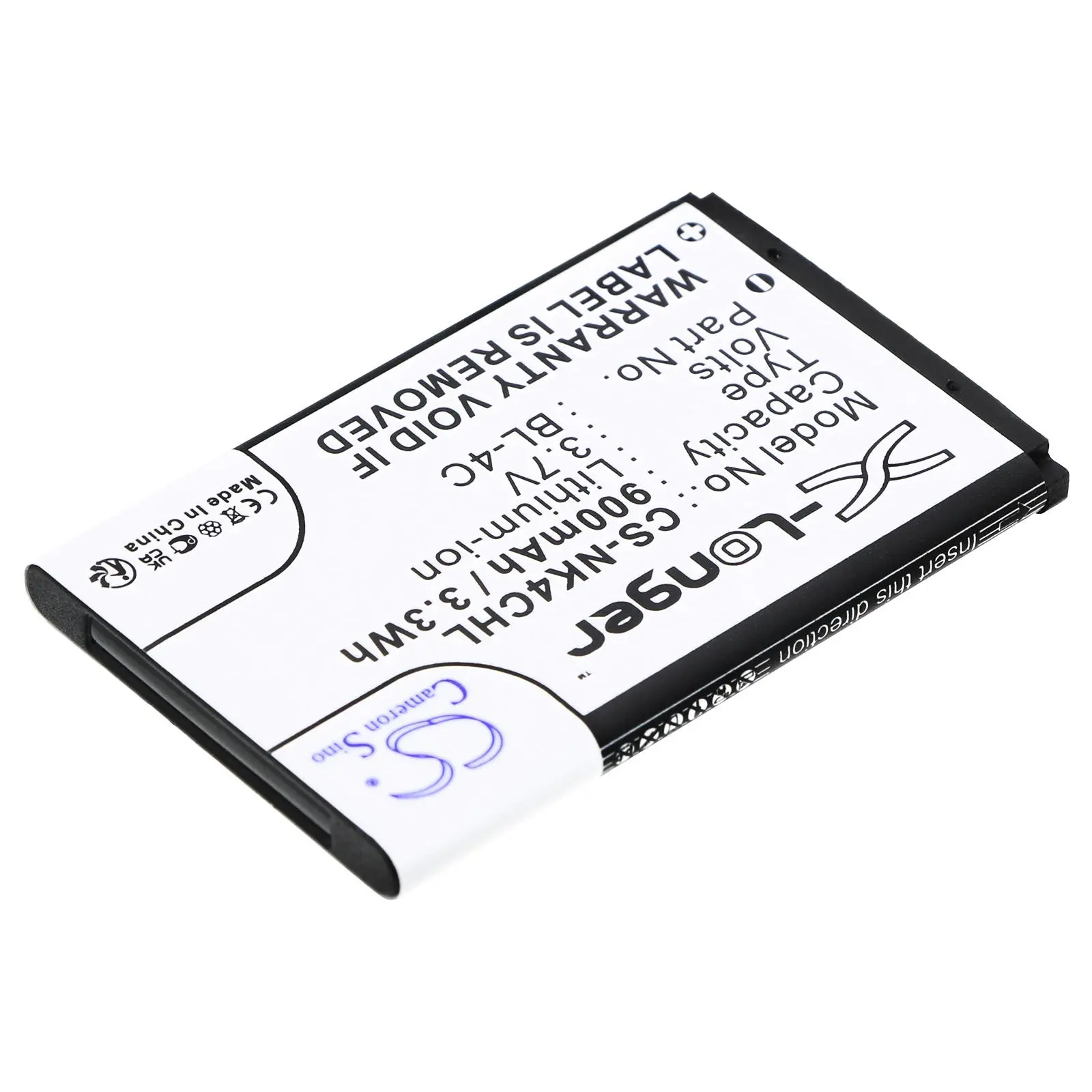 Батерия за мобилен телефон NOKIA 6100, 6200, 107, 108 BL-4C LiIon 3,7V 900mAh CAMERON SINO - image 1