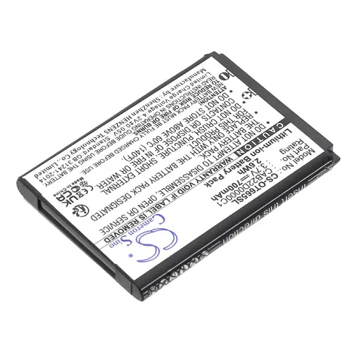 Батерия за мобилен телефон ALCATEL 2010D, One Touch 356, One Touch 665 CAB22B0000C1 LiIon 3,7V 700mAh CAMERON SINO - image 1