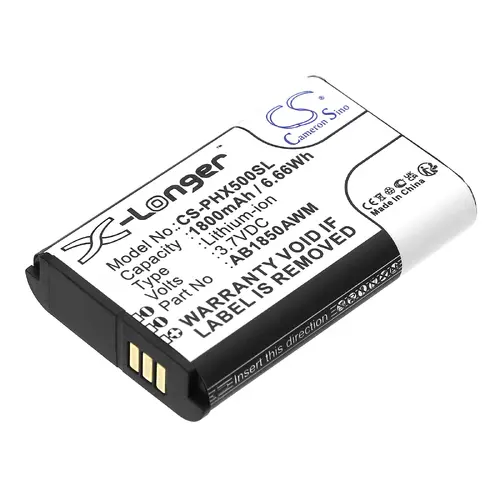 Батерия за мобилен телефон   PHILIPS AB1720AWM, AB1790AWM, Xenium 9A9K LiIon 3,7V 1800mAh CAMERON SINO