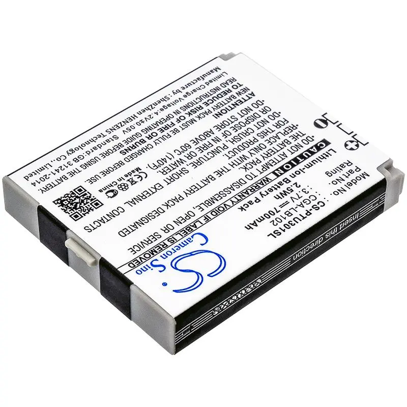 Батерия за мобилен телефон PANASONIC KX-TU301, KX-TU321, KX-TU327 CGA-LB102 LiIon 3,7V 700mAh CAMERON SINO - image 1