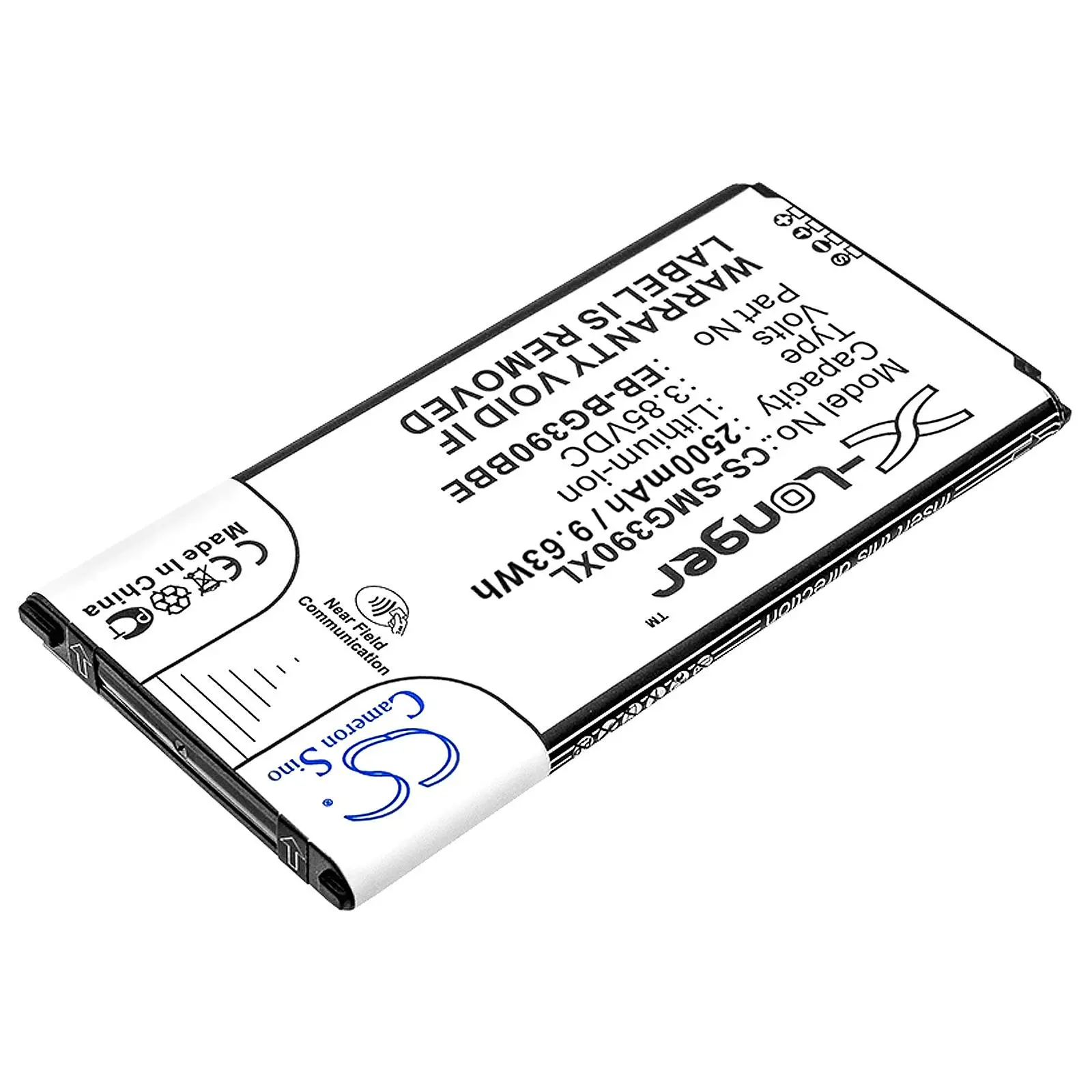 Μπαταρία κινητού τηλεφώνου SAMSUNG Galaxy Xcover 4, SM-G390 EB-BG390BBE LiIon 3,85V 2500mAh CAMERON SINO - image 1