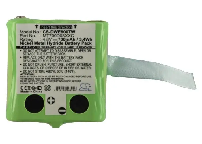 Батерия за радиостанция DeTeWe Outdoor 8000 MT700D03XXC NIMH 4,8V 700mA Cameron Sino