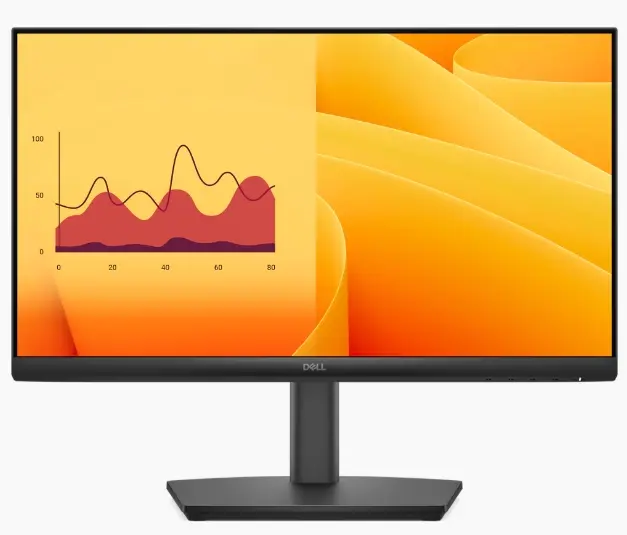 Монитор, Dell E2225HSM, 21.5" Edge LED Anti-Glare, VA Panel, 5ms GTG, 100 Hz, 3000:1, 250 cd/m2, Full HD 1920x1080, VGA, HDMI, Display Port, Speakers, Height-Adjustable, Pivot, Swivel, Tilt, Black - image 1