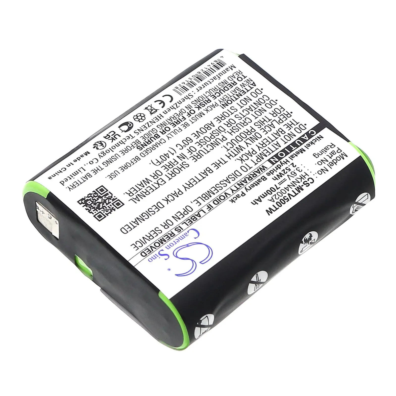 Батерия за радиостанция Motorola EM1000.T5300, T800 1532/4002A NIMH 3,6V 700mA Cameron Sino - image 2