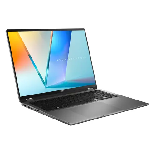 Лаптоп, Asus Vivobook Flip TP3607SA-RJ004W,Intel Ultra 5  226V 16GB 2.1 GHz (8MB Cache, up to 4.5 GHz,)16.0 OLED WQXGA+(WQ+) 2880X1800 16:10 Bend+400nits(HDR) Glare , LPDDR5X 16GB ( onbd) 512 GB SSD, Windows 11, Matte Gray + Backpack - image 1