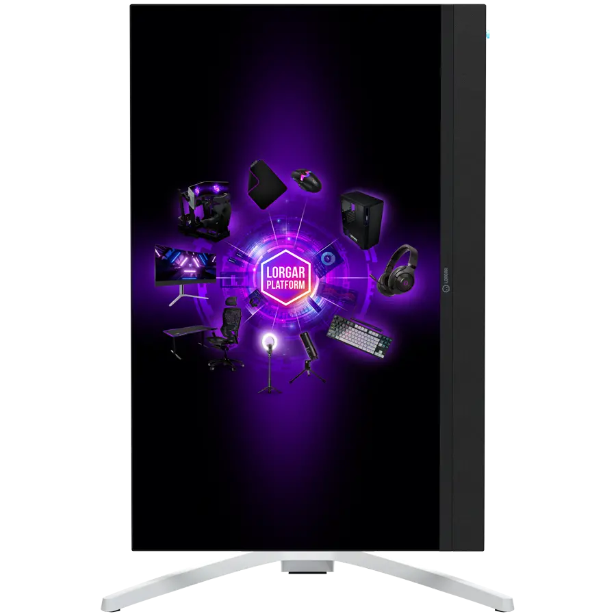 LORGAR 27MP1, UHD MiniLED Gaming Monitor Pro, 27'' (3840*2160) fast IPS flat monitor, black/milky grey - image 7