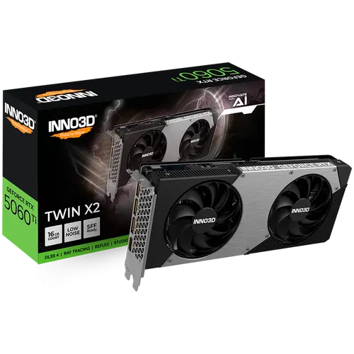 Видео карта, Inno3D GeForce RTX 5060 Ti 16GB GDDR7 Twin X2