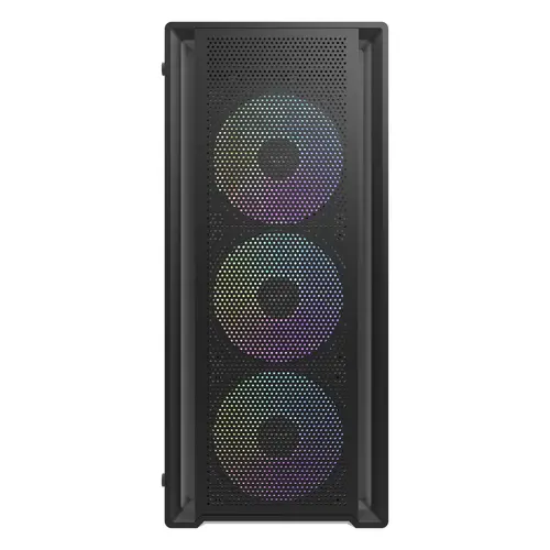 Darkflash carcasă ATX - DK353 Negru - 4 ventilatoare incluse - 2