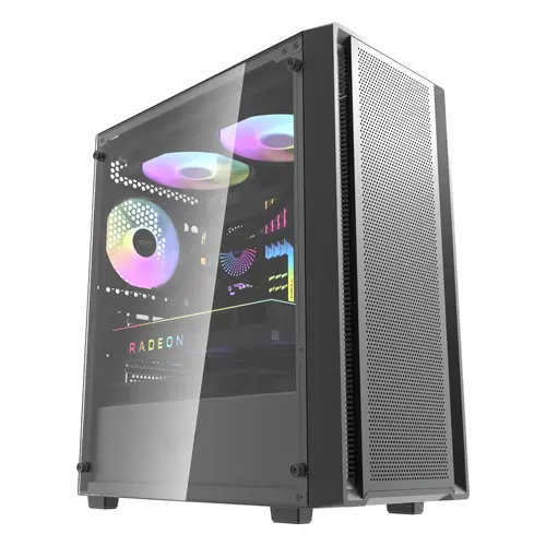 Darkflash carcasă ATX - DK353 Negru - 4 ventilatoare incluse