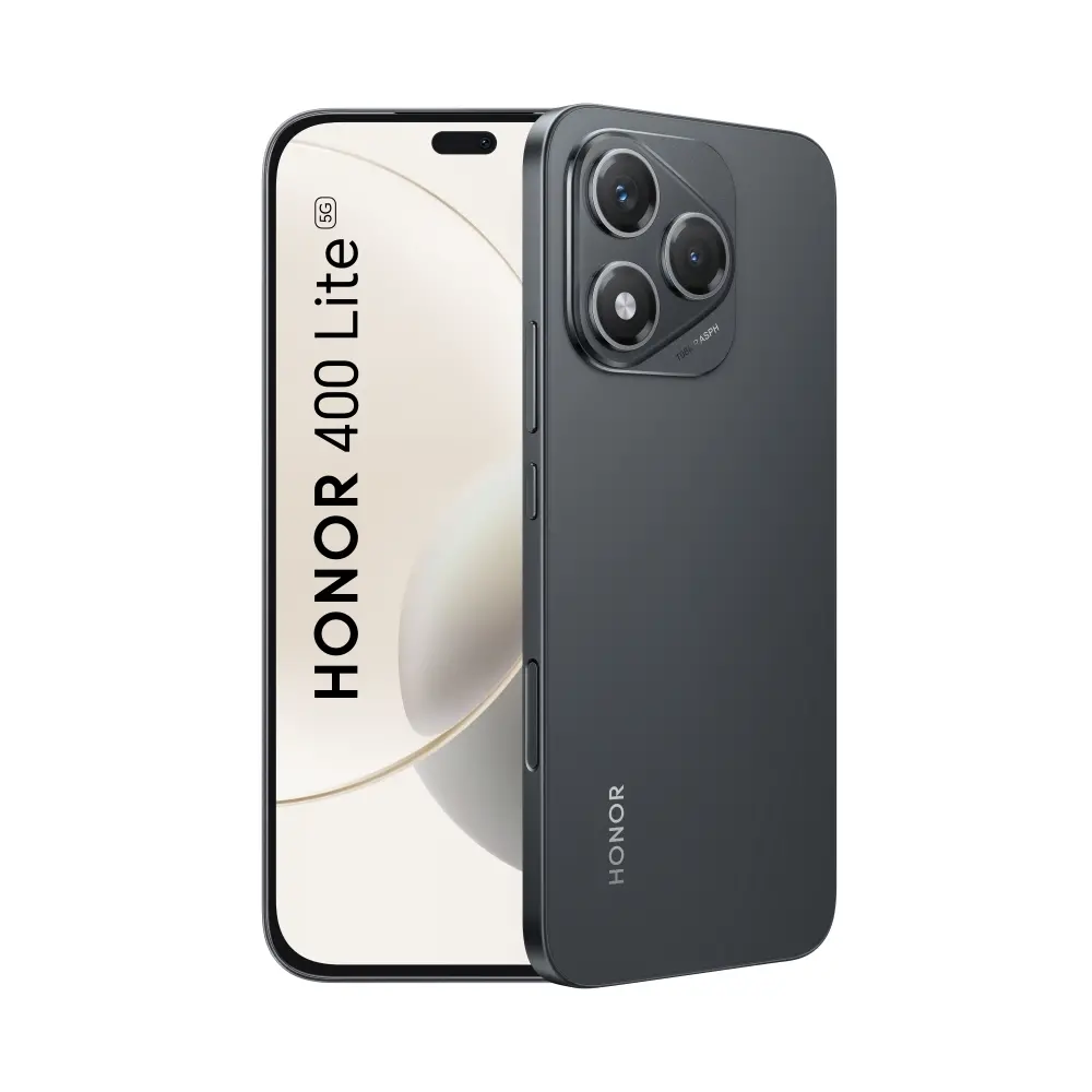 Мобилен телефон, Honor 400 Lite 8GB+256GB Velvet Black, Amber-N31C1 6.7" 120Hz, AMOLED, 2412x1080, 5G, MediaTek Dimensity 7025-Ultra(2x2.5 GHz & 6x2 GHz) , 8GB, 256GB, Camera 108+5MP/Front 16MP, 5230mAh, FPT, BT 5.3, USB Type-C 2.0, Android 15, MagicOS 9