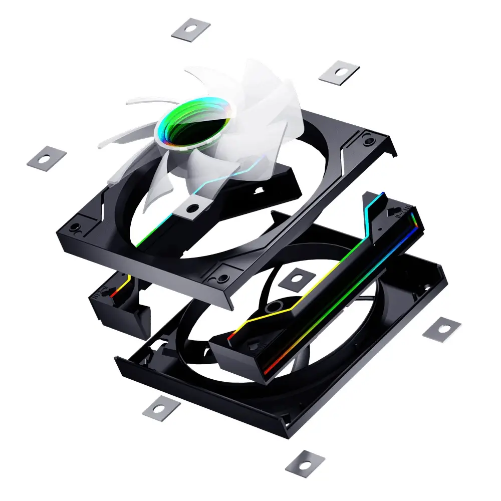 Darkflash вентилатор Fan 120mm DM20 A-RGB Black - Infinity Mirror - image 3