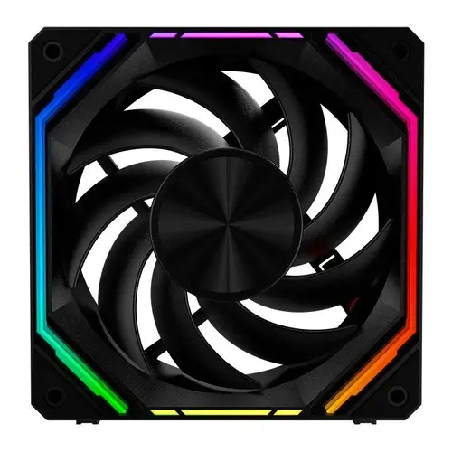 Darkflash Комплект вентилатори Fan Pack 3-in-1 3x120mm - INF32 Black, Daisy-Chain, Infinity Mirror, A-RGB - image 1