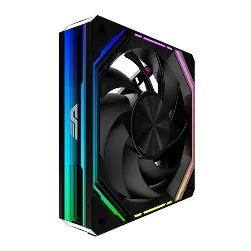 Darkflash Комплект вентилатори Fan Pack 3-in-1 3x120mm - INF32 Black, Daisy-Chain, Infinity Mirror, A-RGB - image 2