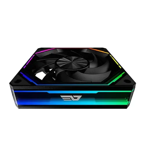 Darkflash Комплект вентилатори Fan Pack 3-in-1 3x120mm - INF32 Black, Daisy-Chain, Infinity Mirror, A-RGB - image 3