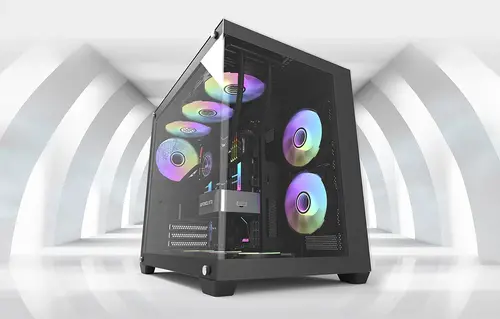 Darkflash кутия Case ATX - C285P Black - image 7