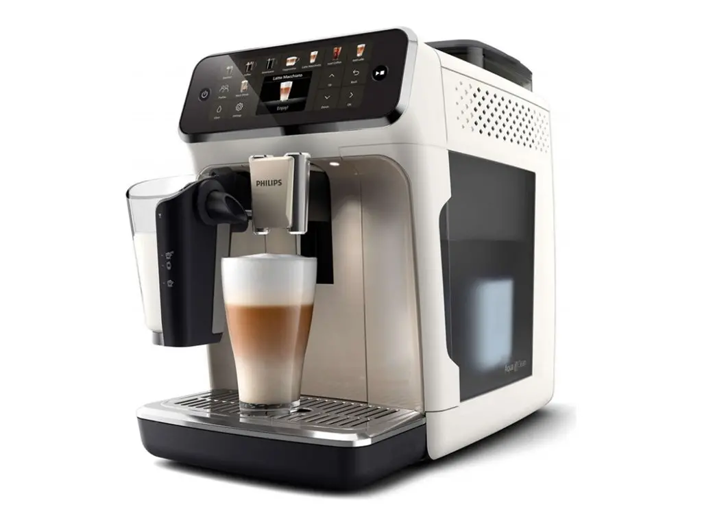 PHILIPS Автоматична еспресо машина 5500 series 20 напитки LatteGo цвят бял