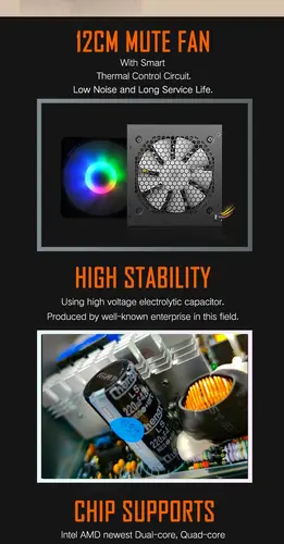 Aigo захранващ блок PSU 700W - Warrior AK700 RGB - image 4