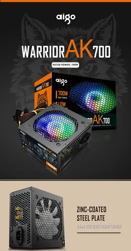 Aigo захранващ блок PSU 700W - Warrior AK700 RGB - image 7