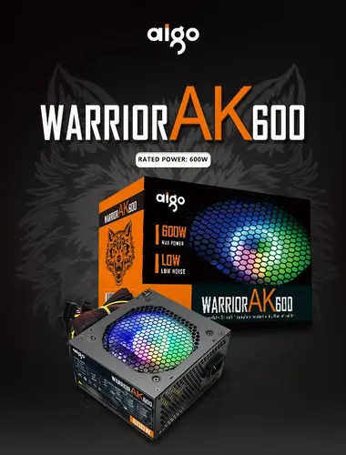 Aigo захранващ блок PSU 600W - Warrior AK600 RGB - image 5