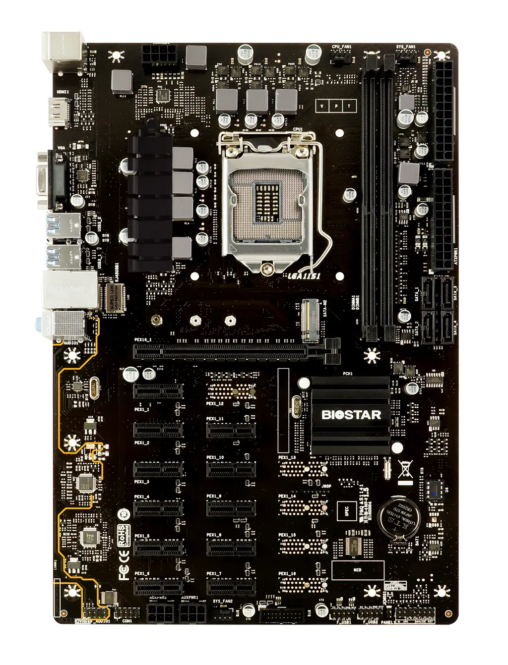 Μητρική πλακέτα BIOSTAR TB360-BTC PRO 2.0 Intel Socket 1151