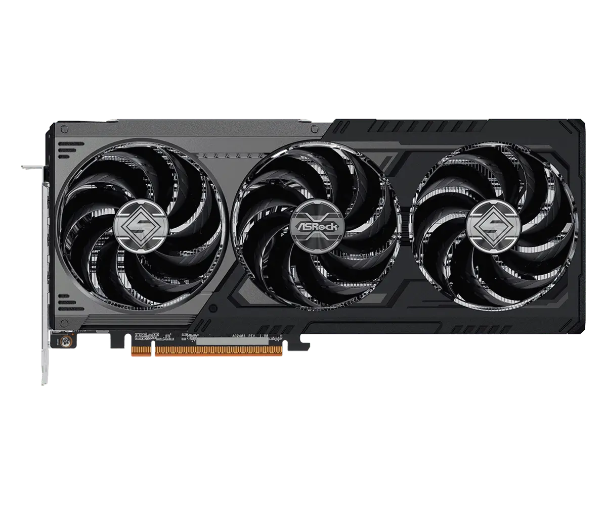 Видео карта ASRock RADEON RX 9070 XT STEEL LEGEND DARK 16GB GDDR6