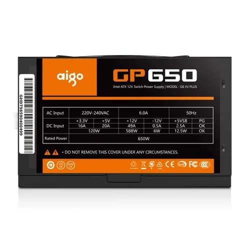 Aigo захранване PSU 650W Bronze - GP650 - image 4