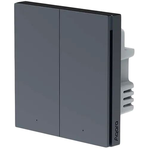 Aqara Smart Wall Switch H1 (with neutral, double rocker): Model: WS-EUK04; SKU: AK074RUG01