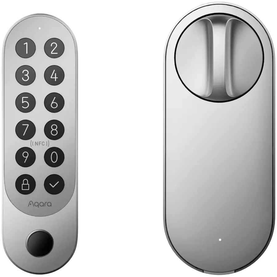 Aqara Smart Lock U200 (Offline, Silver): Model No: EL-D02D; SKU No: AD040EUS02 - image 1