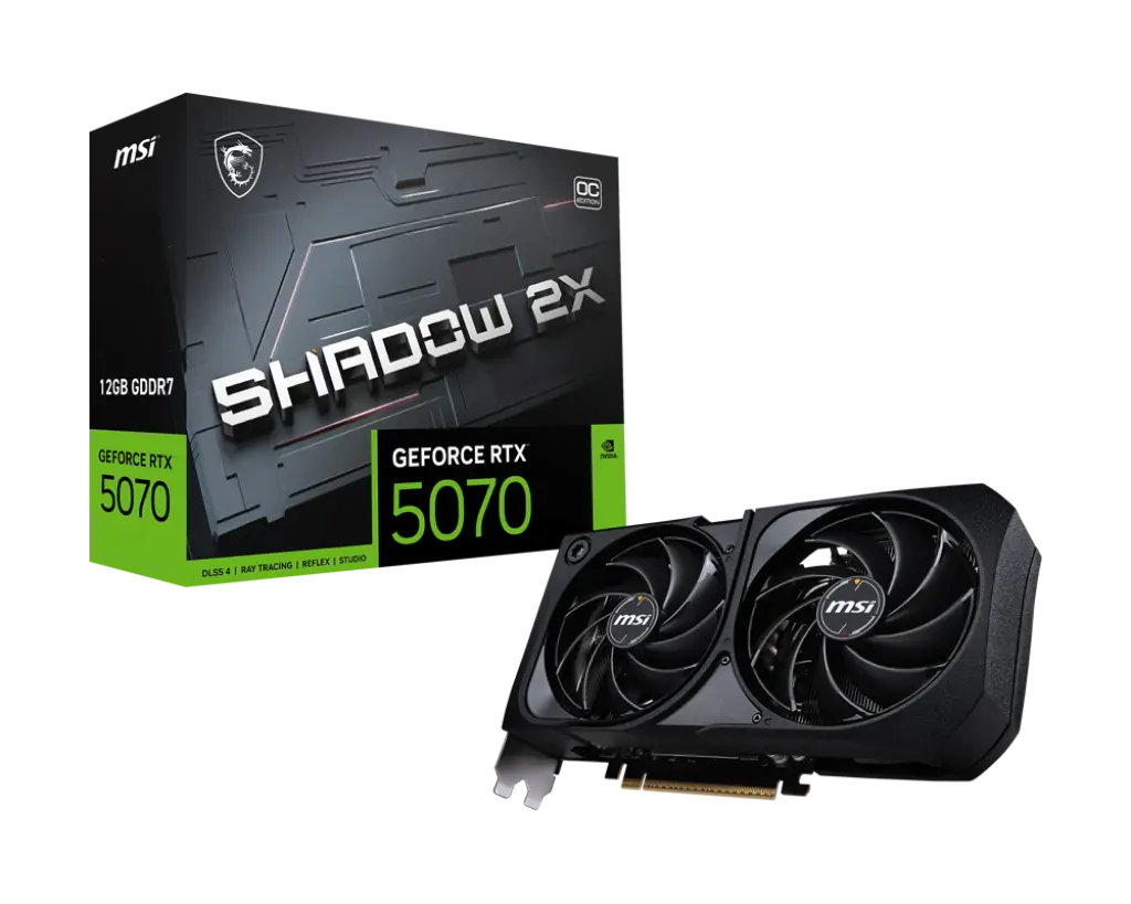 Видео карта, MSI RTX5070 12G SHADOW 2X OC - image 4