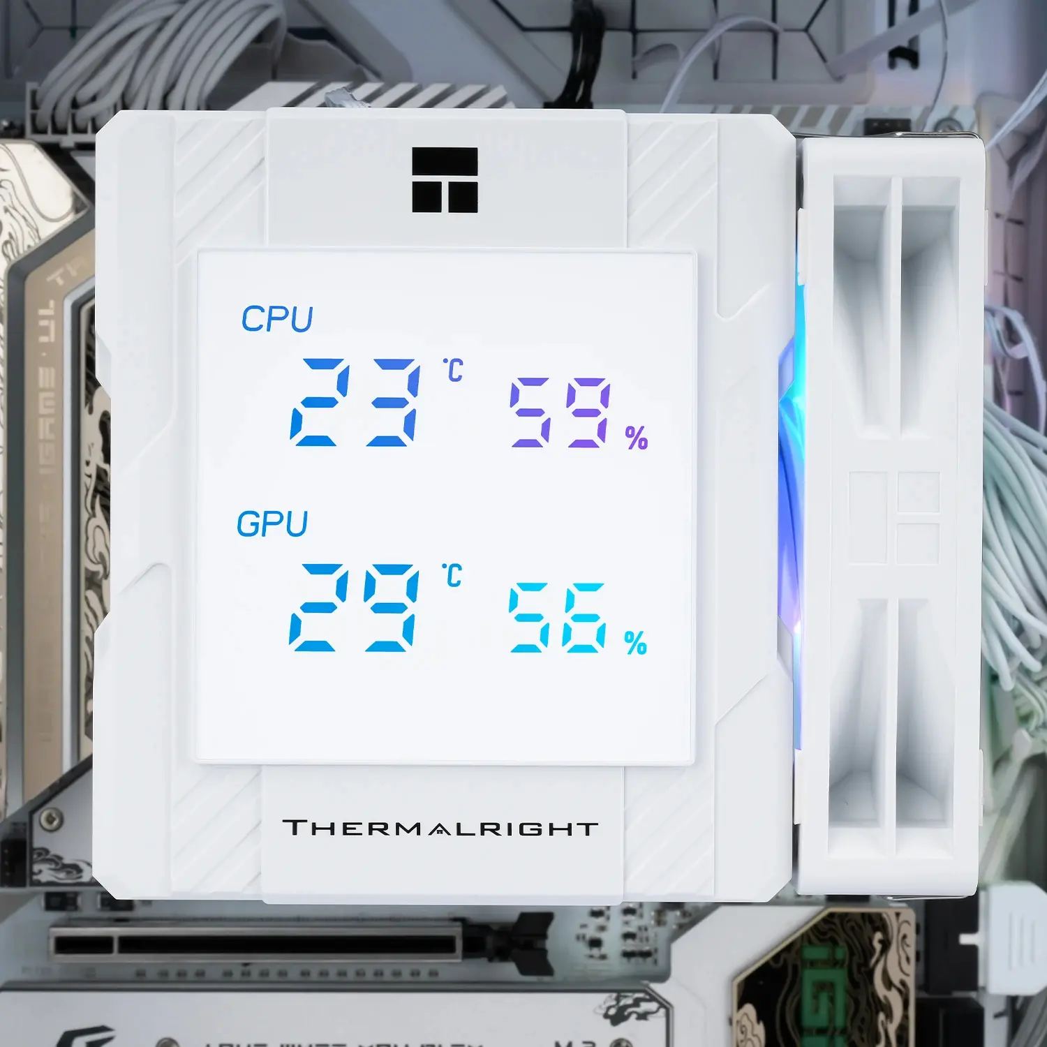 Thermalright охладител CPU Cooler Peerless Assassin 120 Digital A-RGB White - Dual-Tower - LGA1851/AM5 - image 5