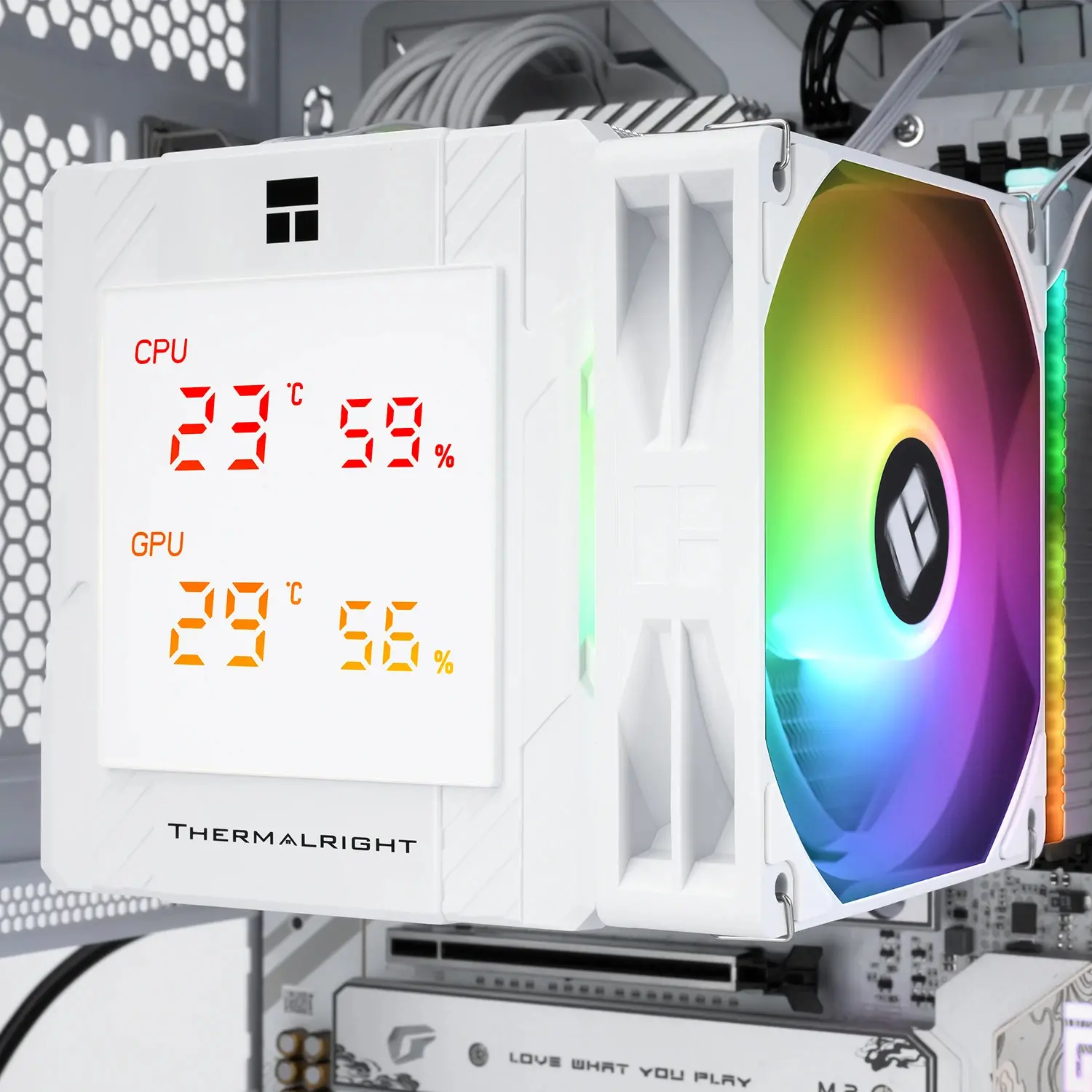 Thermalright охладител CPU Cooler Peerless Assassin 120 Digital A-RGB White - Dual-Tower - LGA1851/AM5 - image 9