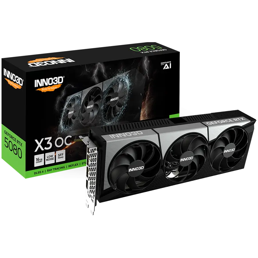 Placă video, Inno3D GeForce RTX 5080 16GB GDDR7 X3 OC