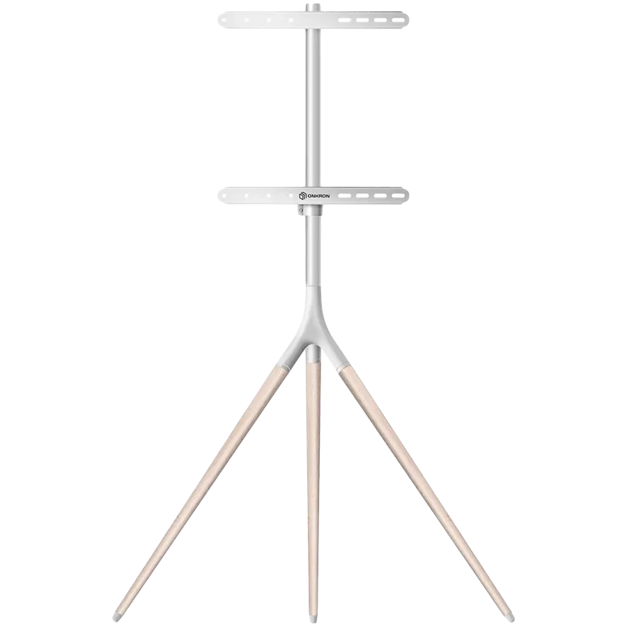 ONKRON Tripod Easel TV Stand for 32” – 65 Inch LED LCD OLED Screens up to 35 kg, White