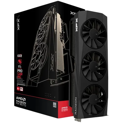 XFX Quicksilver AMD Radeon RX 9070 OC Gaming Edition with 16GB GDDR6 HDMI 3xDP, AMD RDNA 4