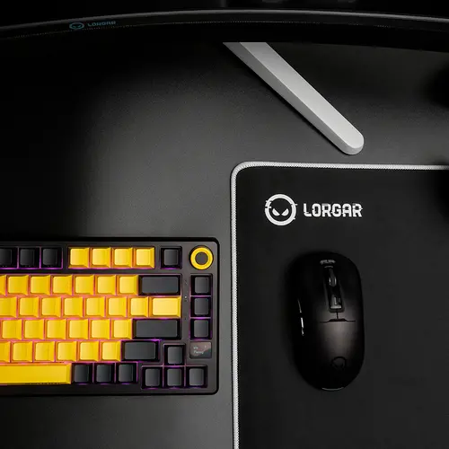 LORGAR KBP7075W, Wireless 75% Mechanical Gaming Keyboard Pro, Black/yellow, EN layout - image 10