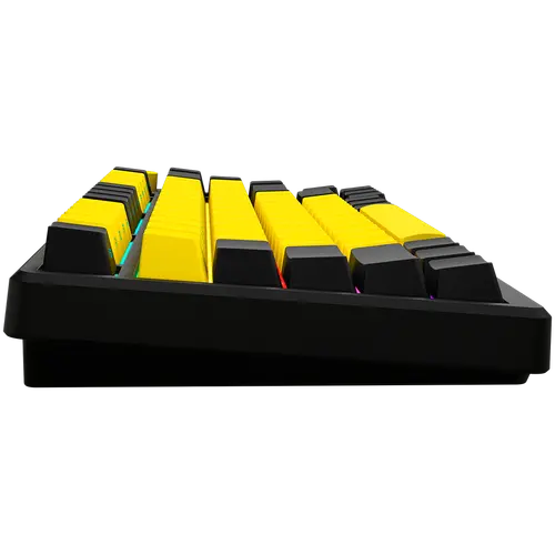 LORGAR KBP7075W, Ασύρματο 75% μηχανικό gaming πληκτρολόγιο Pro, Μαύρο/κίτρινο, EN διάταξη - 4