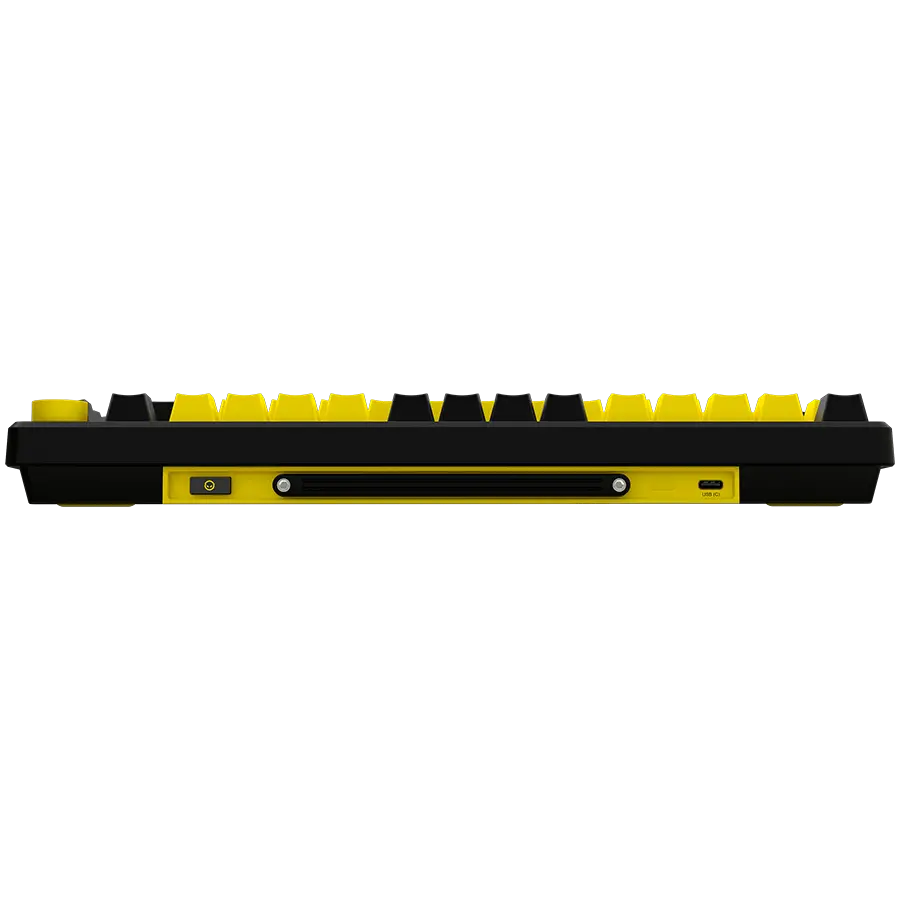 LORGAR KBP7075W, Wireless 75% Mechanical Gaming Keyboard Pro, Black/yellow, EN layout - image 5