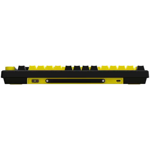 LORGAR KBP7075W, Wireless 75% Mechanical Gaming Keyboard Pro, Black/yellow, EN layout - image 5