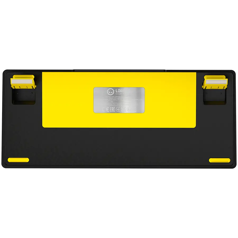 LORGAR KBP7075W, Wireless 75% Mechanical Gaming Keyboard Pro, Black/yellow, EN layout - image 7
